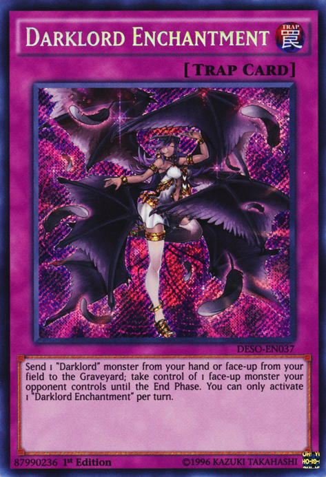 Darklord Enchantment [DESO-EN037] Secret Rare | L.A. Mood Comics and Games