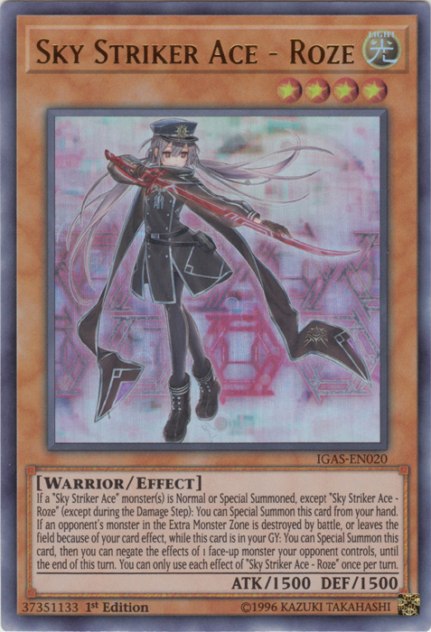 Sky Striker Ace - Roze [IGAS-EN020] Ultra Rare | L.A. Mood Comics and Games