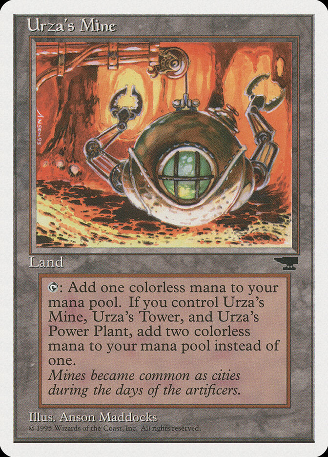 Urza's Mine (Orange Background) [Chronicles] | L.A. Mood Comics and Games