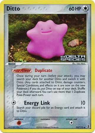 Ditto (35/113) (Stamped) [EX: Delta Species] | L.A. Mood Comics and Games