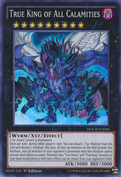 True King of All Calamities [MACR-EN046] Super Rare | L.A. Mood Comics and Games