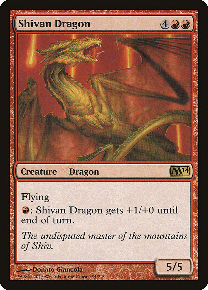 Shivan Dragon [Magic 2014] | L.A. Mood Comics and Games