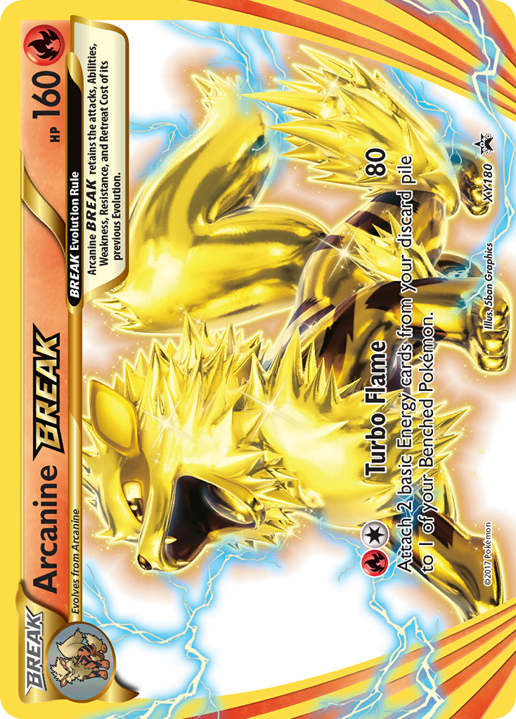 Arcanine BREAK (XY180) [XY: Black Star Promos] | L.A. Mood Comics and Games