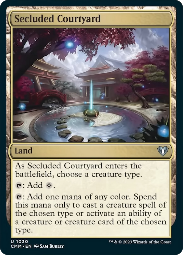 Secluded Courtyard [Commander Masters] | L.A. Mood Comics and Games