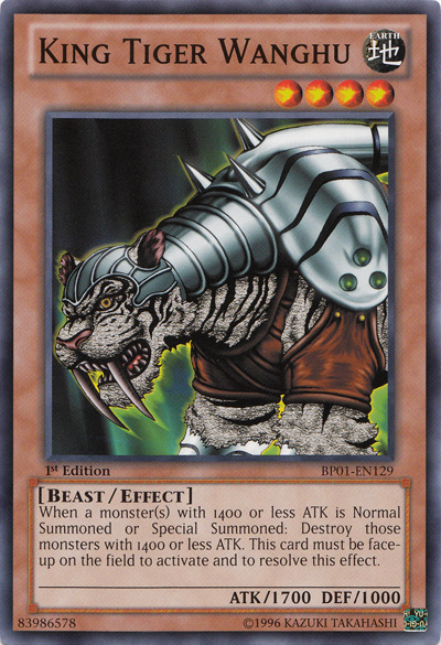 King Tiger Wanghu [BP01-EN129] Common | L.A. Mood Comics and Games
