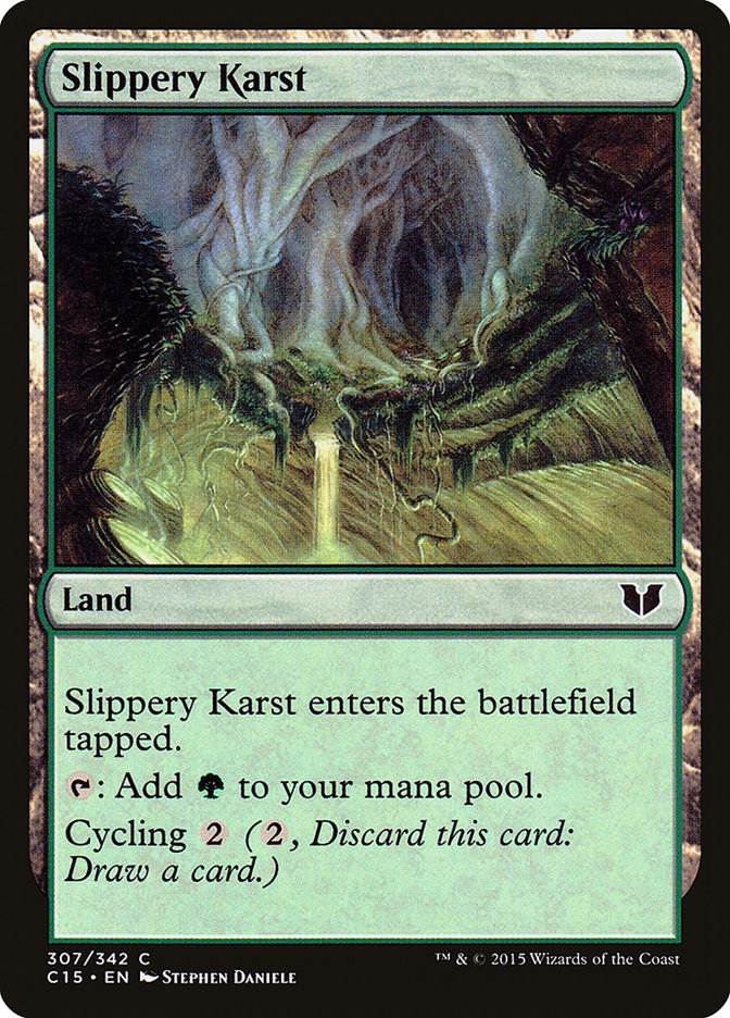 Slippery Karst [Commander 2015] | L.A. Mood Comics and Games