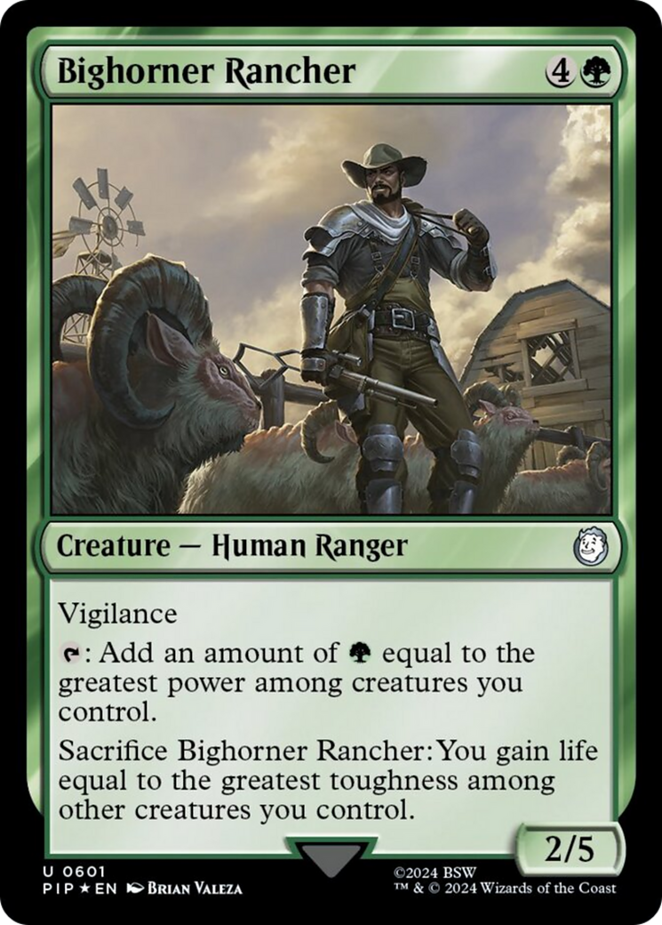 Bighorner Rancher (Surge Foil) [Fallout] | L.A. Mood Comics and Games