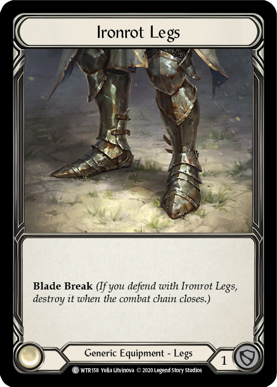 Ironrot Legs [U-WTR158] (Welcome to Rathe Unlimited)  Unlimited Rainbow Foil | L.A. Mood Comics and Games