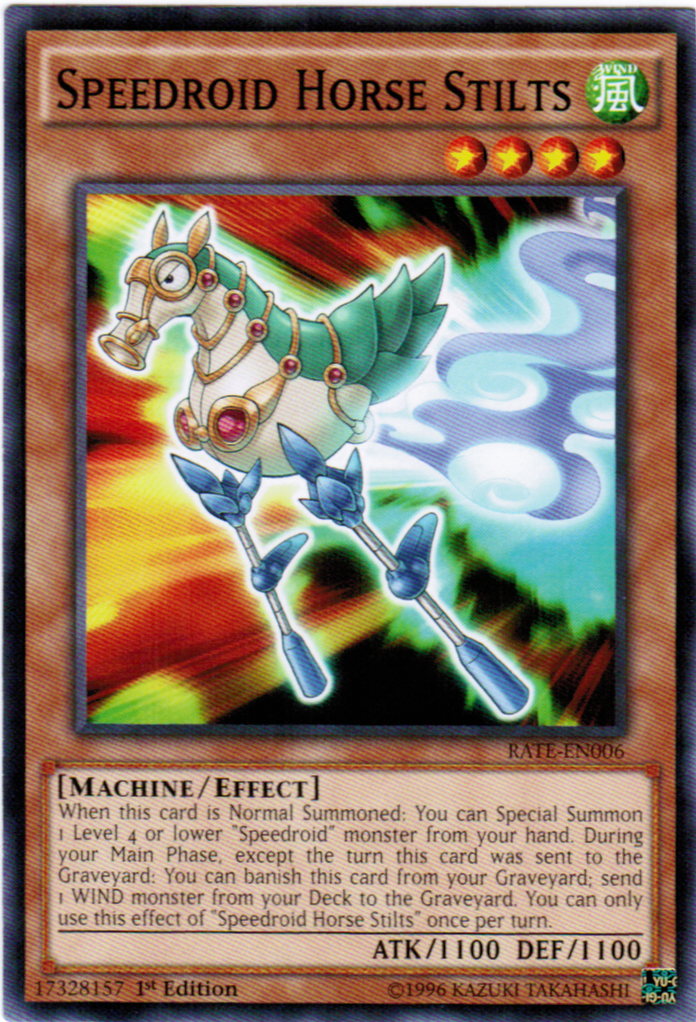 Speedroid Horse Stilts [RATE-EN006] Common | L.A. Mood Comics and Games