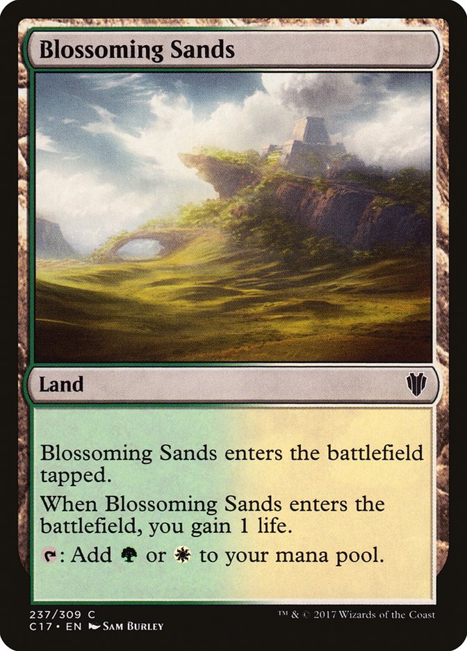 Blossoming Sands [Commander 2017] | L.A. Mood Comics and Games