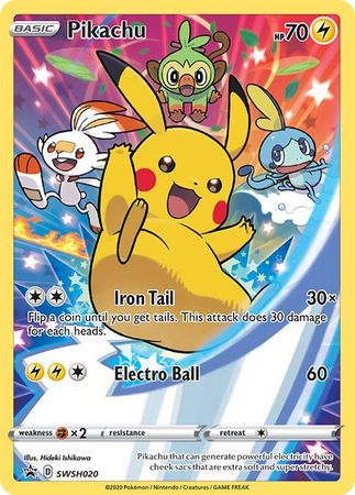 Pikachu (SWSH020) [Sword & Shield: Black Star Promos] | L.A. Mood Comics and Games