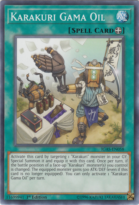 Karakuri Gama Oil [IGAS-EN058] Common | L.A. Mood Comics and Games