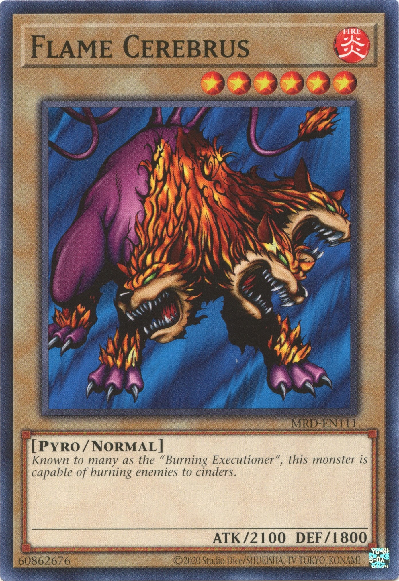 Flame Cerebrus (25th Anniversary) [MRD-EN111] Common | L.A. Mood Comics and Games