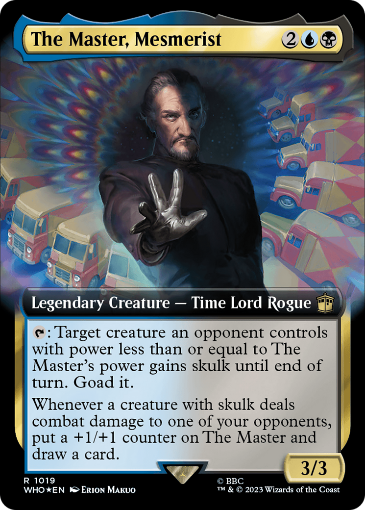 The Master, Mesmerist (Extended Art) (Surge Foil) [Doctor Who] | L.A. Mood Comics and Games