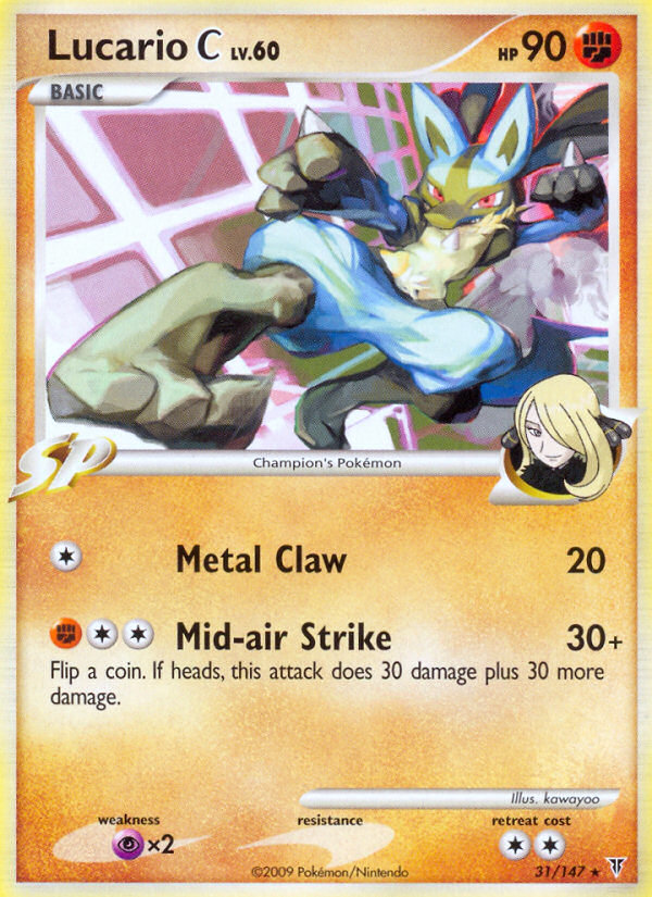 Lucario C (31/147) [Platinum: Supreme Victors] | L.A. Mood Comics and Games