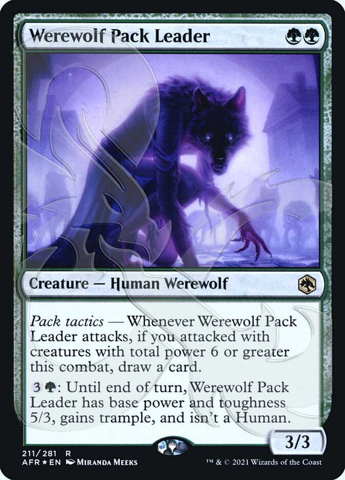 Werewolf Pack Leader (Ampersand Promo) [Dungeons & Dragons: Adventures in the Forgotten Realms Promos] | L.A. Mood Comics and Games