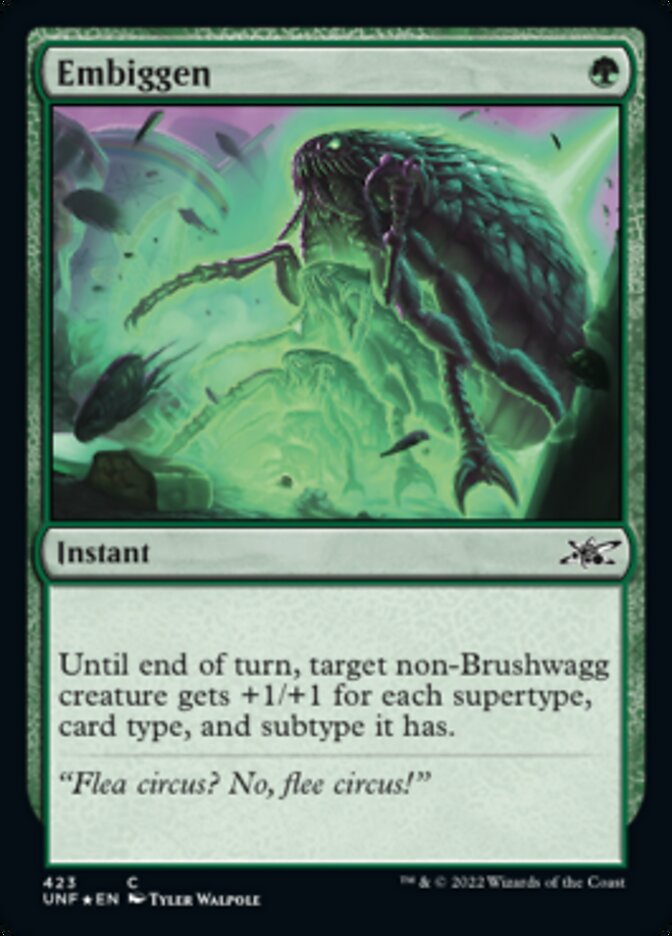 Embiggen (Galaxy Foil) [Unfinity] | L.A. Mood Comics and Games