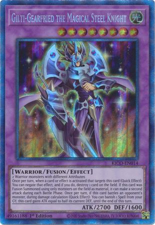 yugioh gearfried cards Gilti-Gearfried the Magical Steel Knight (Collector's Rare) [KICO-EN01 – L.A. Mood Comics and Games