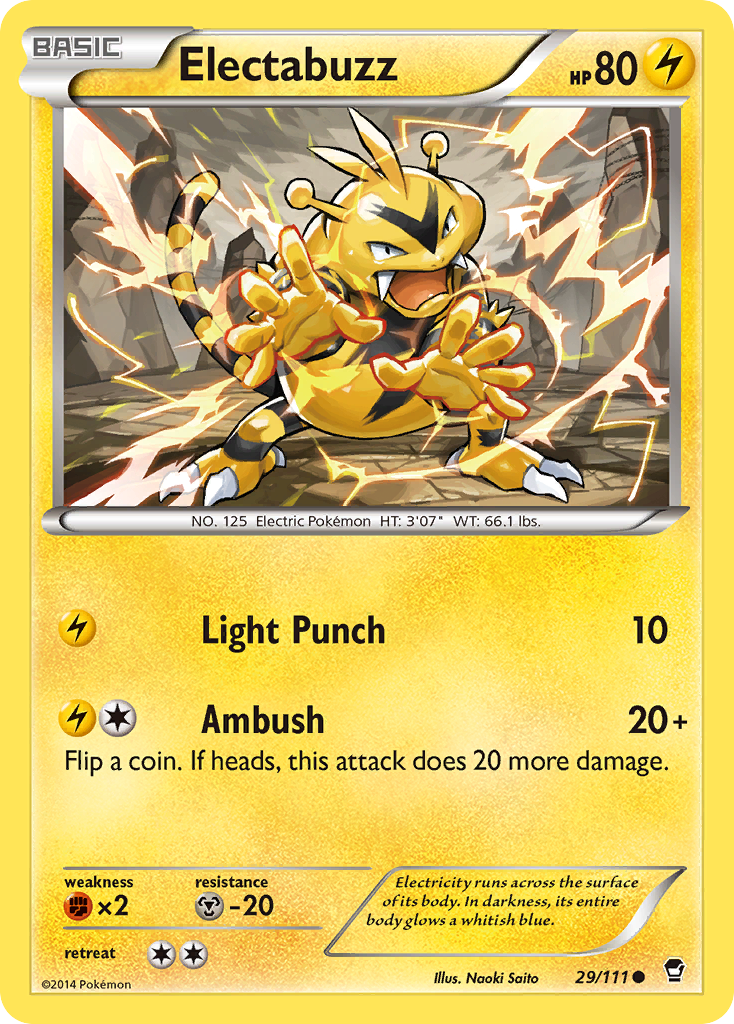 Electabuzz (29/111) [XY: Furious Fists] | L.A. Mood Comics and Games