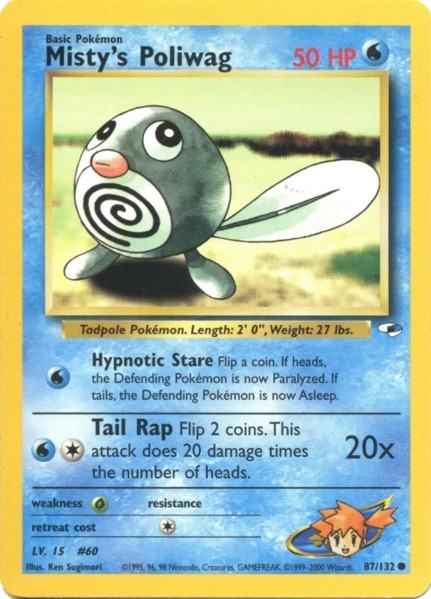 Misty's Poliwag (87/132) [Gym Heroes Unlimited] | L.A. Mood Comics and Games