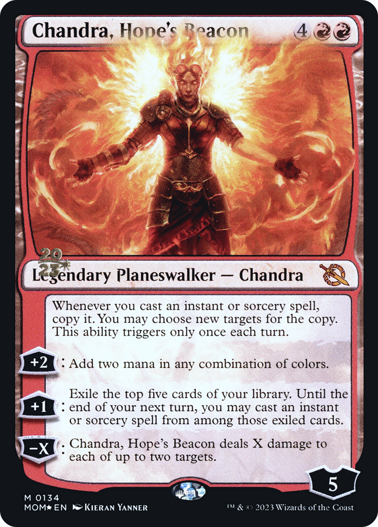 Chandra, Hope's Beacon [March of the Machine Prerelease Promos] | L.A. Mood Comics and Games