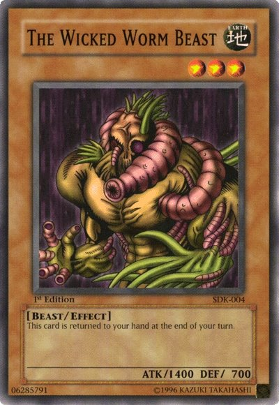 The Wicked Worm Beast [SDK-004] Common | L.A. Mood Comics and Games
