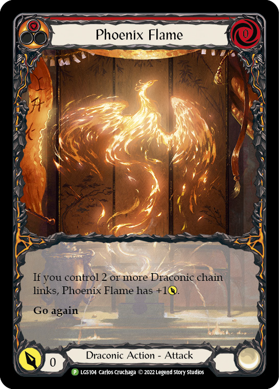 Phoenix Flame [LGS104] (Promo)  Rainbow Foil | L.A. Mood Comics and Games