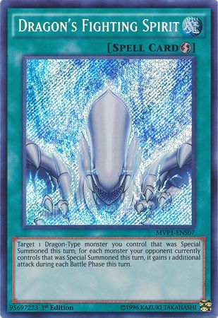 Dragon's Fighting Spirit [MVP1-ENS07] Secret Rare | L.A. Mood Comics and Games