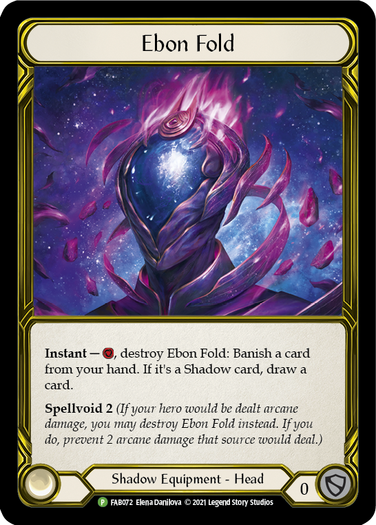 Ebon Fold (Golden) [FAB072] (Promo)  Cold Foil | L.A. Mood Comics and Games