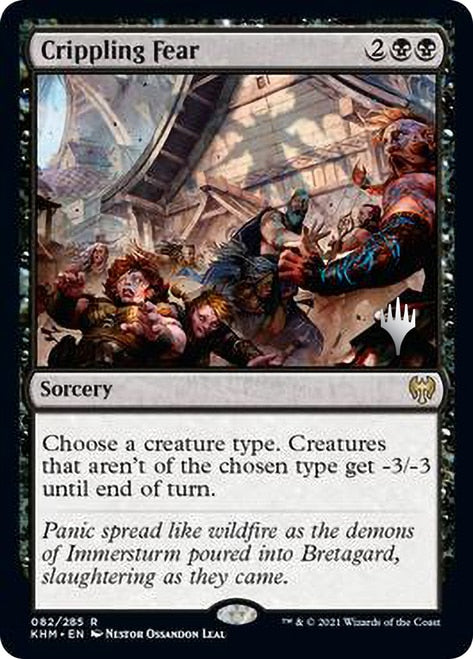 Crippling Fear (Promo Pack) [Kaldheim Promos] | L.A. Mood Comics and Games