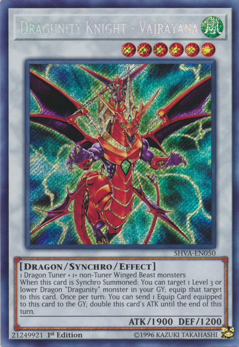 Dragunity Knight - Vajrayana [SHVA-EN050] Secret Rare | L.A. Mood Comics and Games