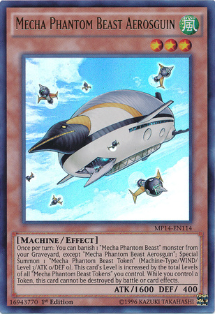 Mecha Phantom Beast Aerosguin [MP14-EN114] Ultra Rare | L.A. Mood Comics and Games