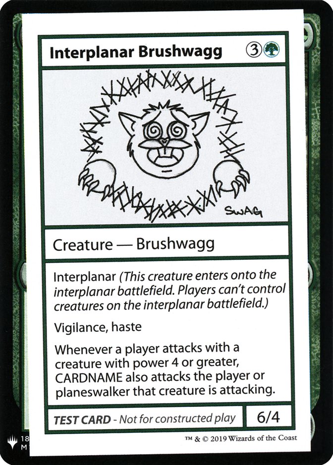 Interplanar Brushwagg [Mystery Booster Playtest Cards] | L.A. Mood Comics and Games