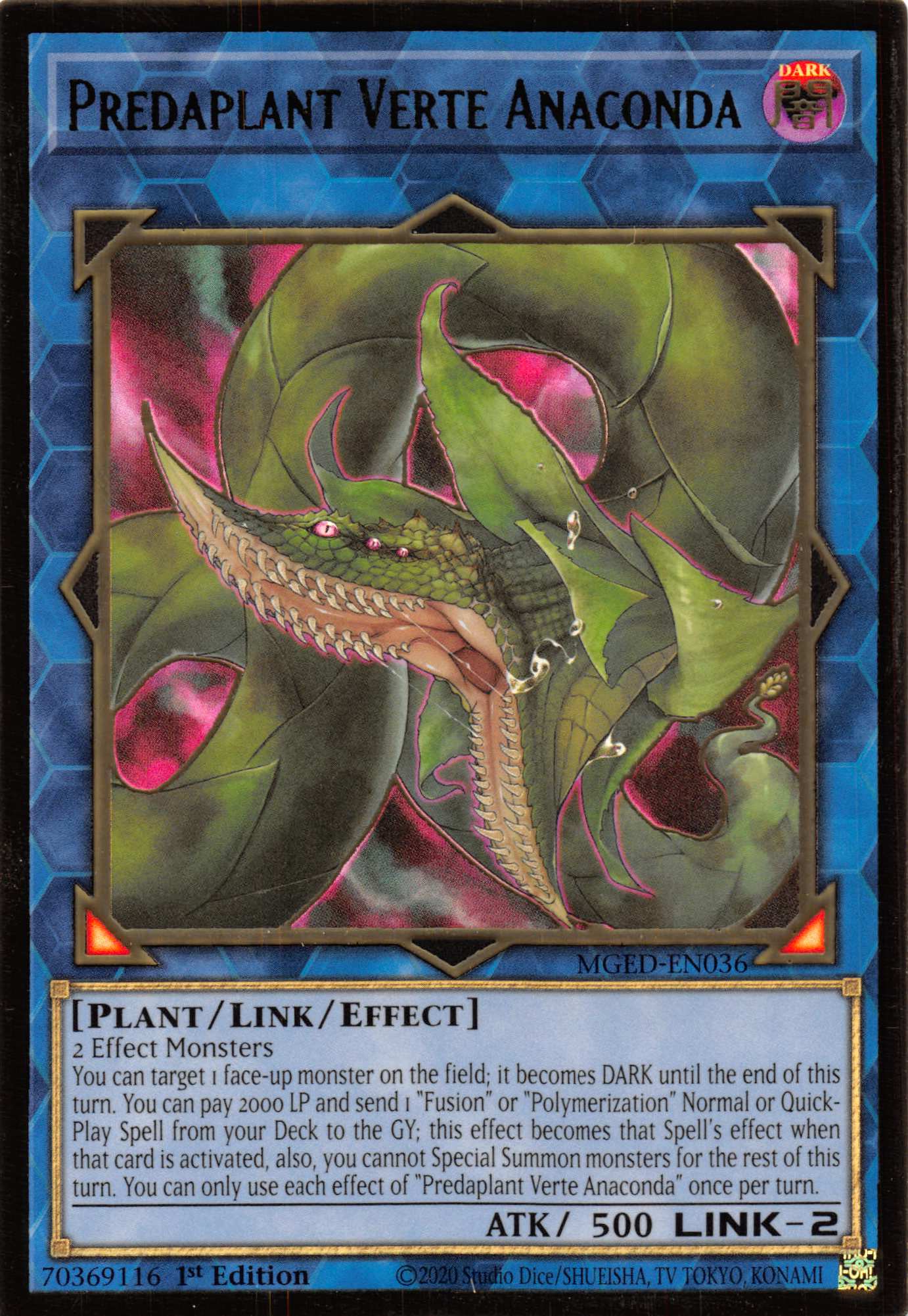 Predaplant Verte Anaconda [MGED-EN036] Gold Rare | L.A. Mood Comics and Games