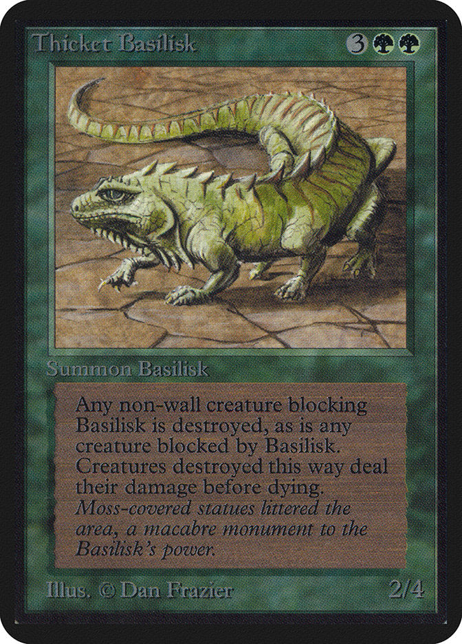 Thicket Basilisk [Alpha Edition] | L.A. Mood Comics and Games