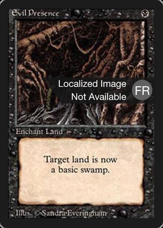 Evil Presence [Foreign Black Border] | L.A. Mood Comics and Games