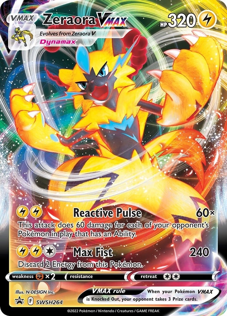 Zeraora VMAX (SWSH264) [Sword & Shield: Black Star Promos] | L.A. Mood Comics and Games