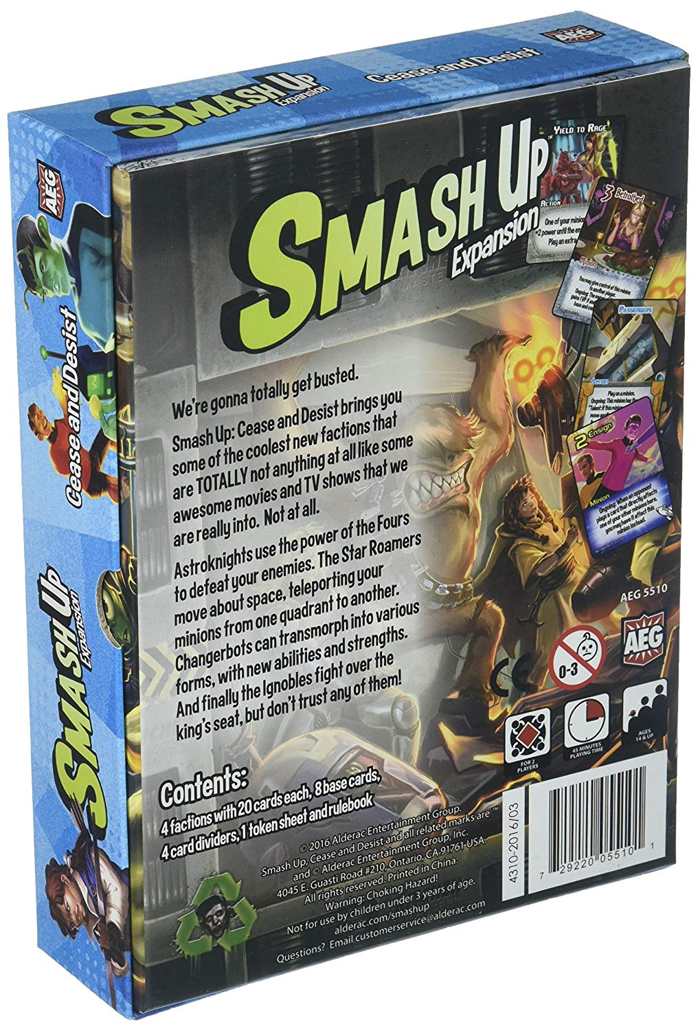 Smash Up: Cease and Desist | L.A. Mood Comics and Games