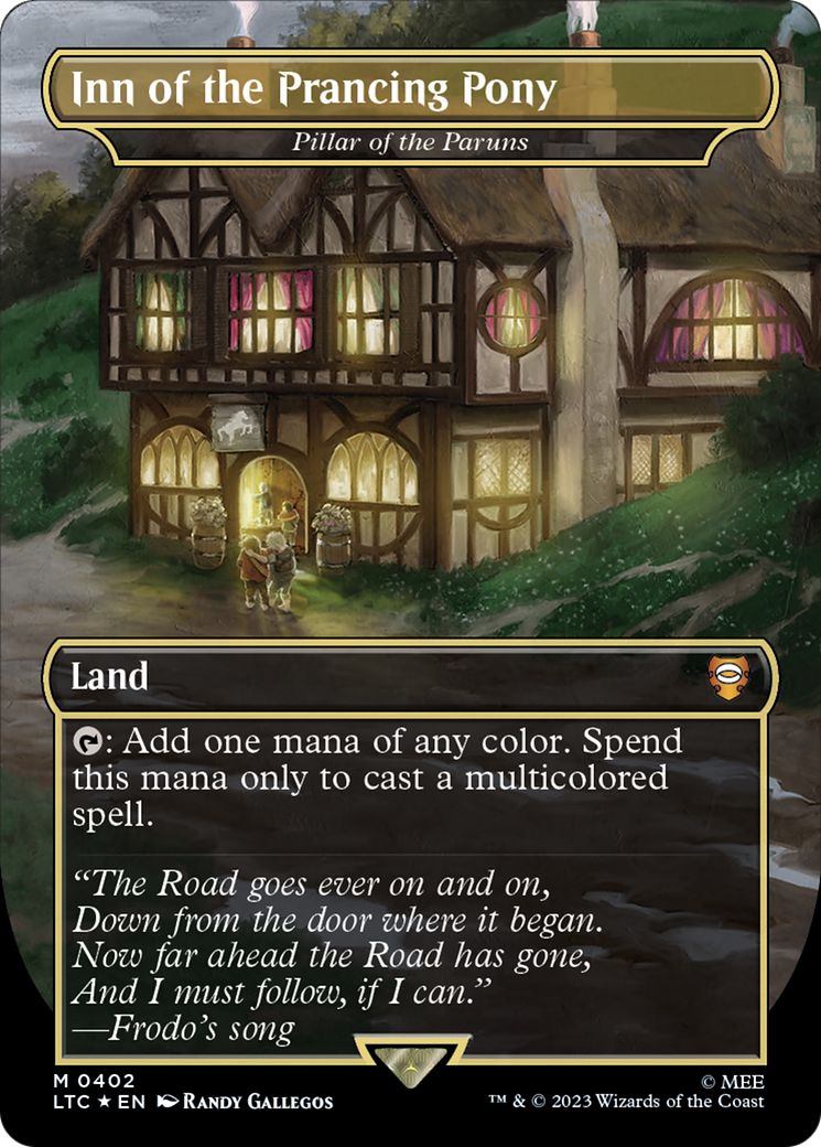 Inn of the Prancing Pony - Pillar of the Paruns (Surge Foil Realms and Relics) [The Lord of the Rings: Tales of Middle-Earth Commander] | L.A. Mood Comics and Games