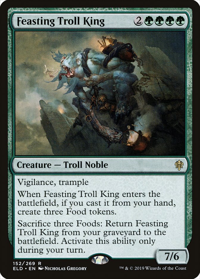Feasting Troll King [Throne of Eldraine] | L.A. Mood Comics and Games