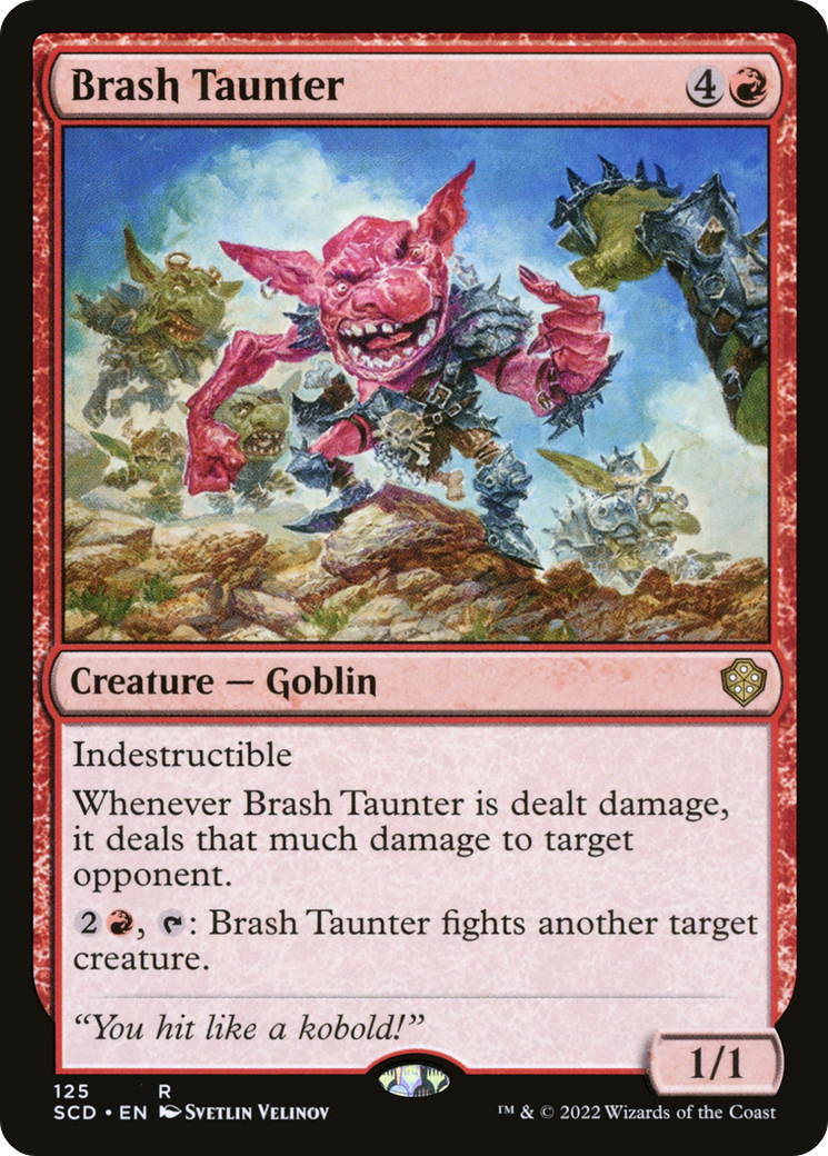 Brash Taunter [Starter Commander Decks] | L.A. Mood Comics and Games