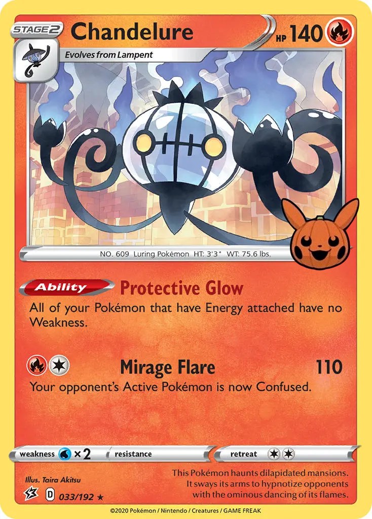 Chandelure (033/192) [Trick or Trade] | L.A. Mood Comics and Games