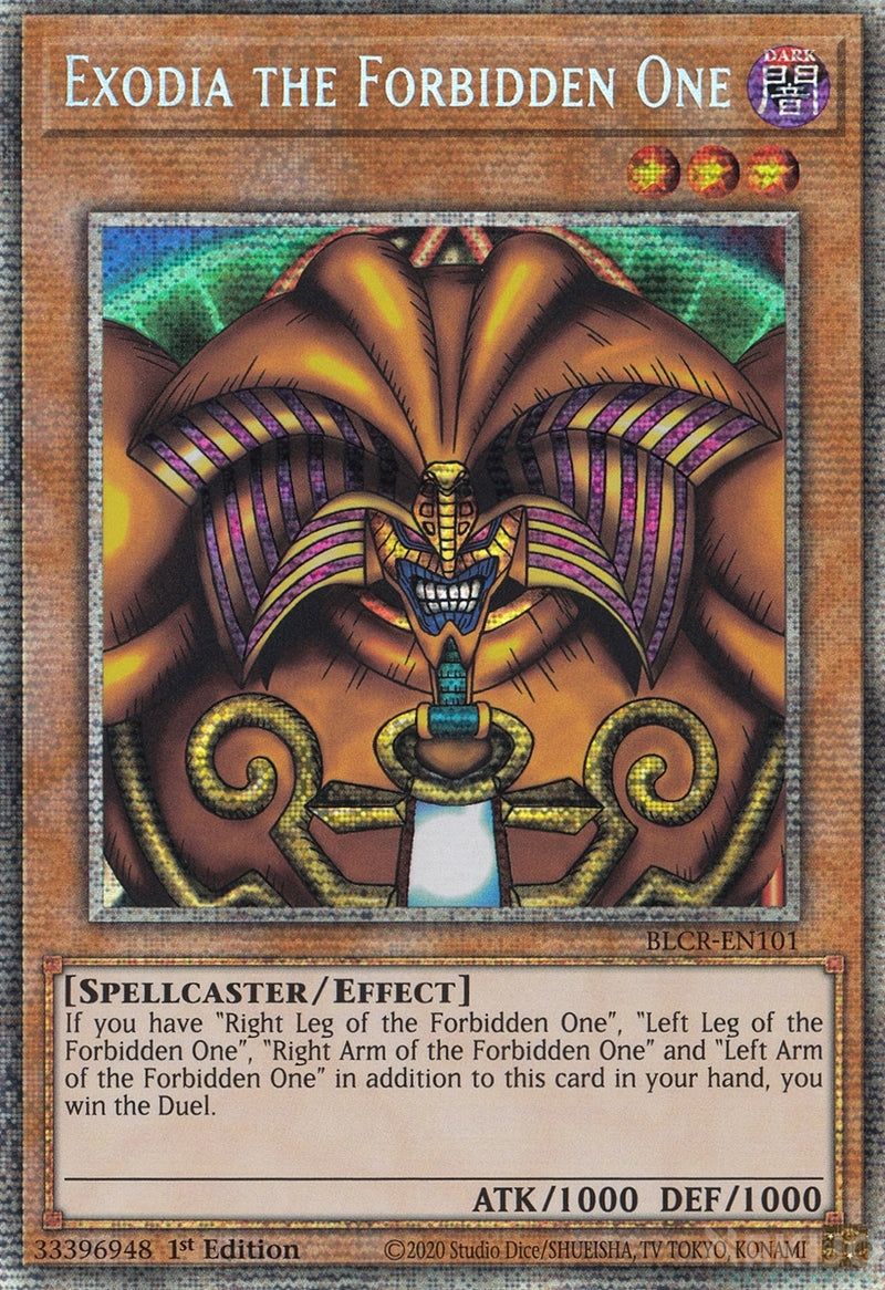 Exodia the Forbidden One [BLCR-EN101] Starlight Rare | L.A. Mood Comics and Games