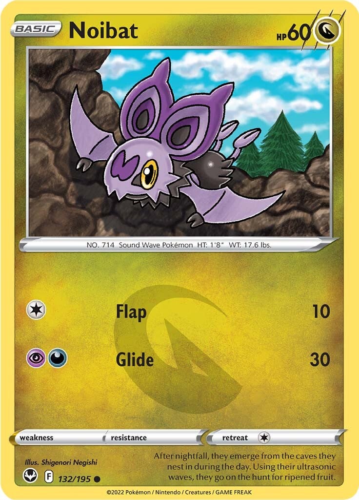 Noibat (132/195) [Sword & Shield: Silver Tempest] | L.A. Mood Comics and Games