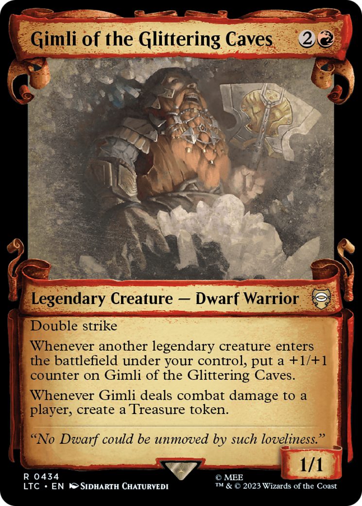 Gimli of the Glittering Caves [The Lord of the Rings: Tales of Middle-Earth Commander Showcase Scrolls] | L.A. Mood Comics and Games
