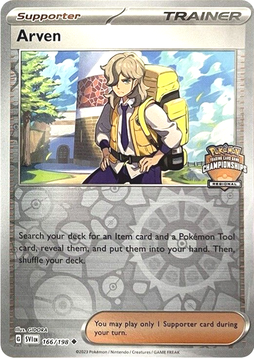 Arven (166/198) (Regional Championships) [League & Championship Cards] | L.A. Mood Comics and Games