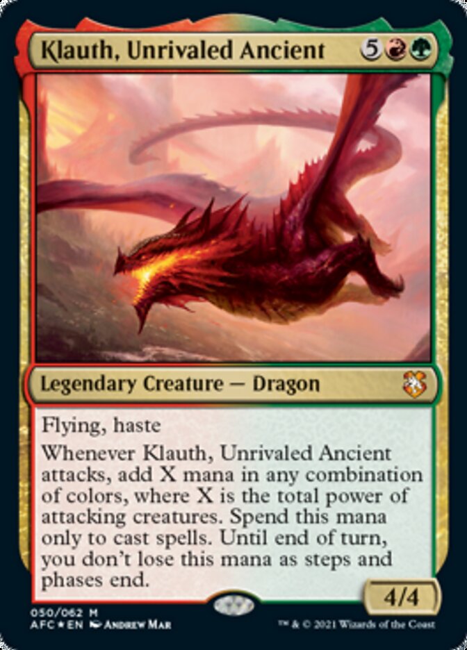 Klauth, Unrivaled Ancient [Dungeons & Dragons: Adventures in the Forgotten Realms Commander] | L.A. Mood Comics and Games