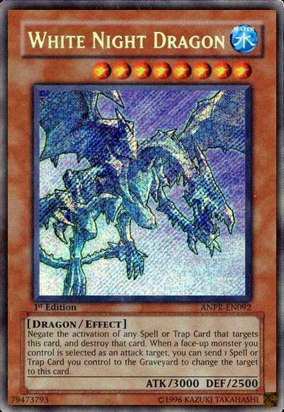 White Night Dragon [ANPR-EN092] Secret Rare | L.A. Mood Comics and Games