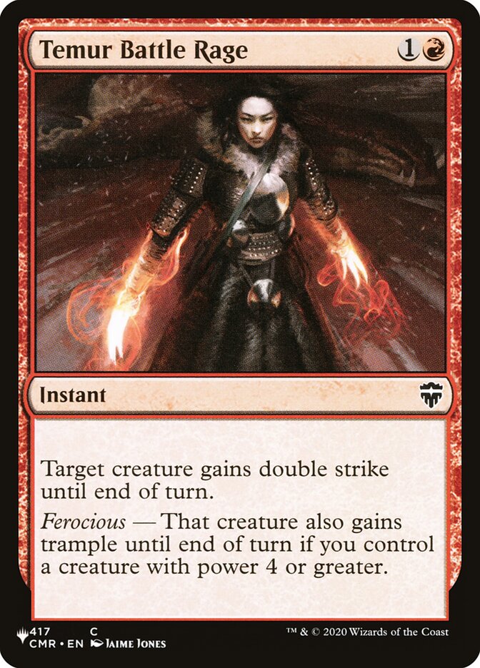 Temur Battle Rage [Secret Lair: Heads I Win, Tails You Lose] | L.A. Mood Comics and Games