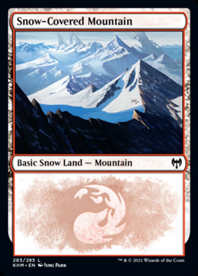 Snow-Covered Mountain (283) [Kaldheim] | L.A. Mood Comics and Games